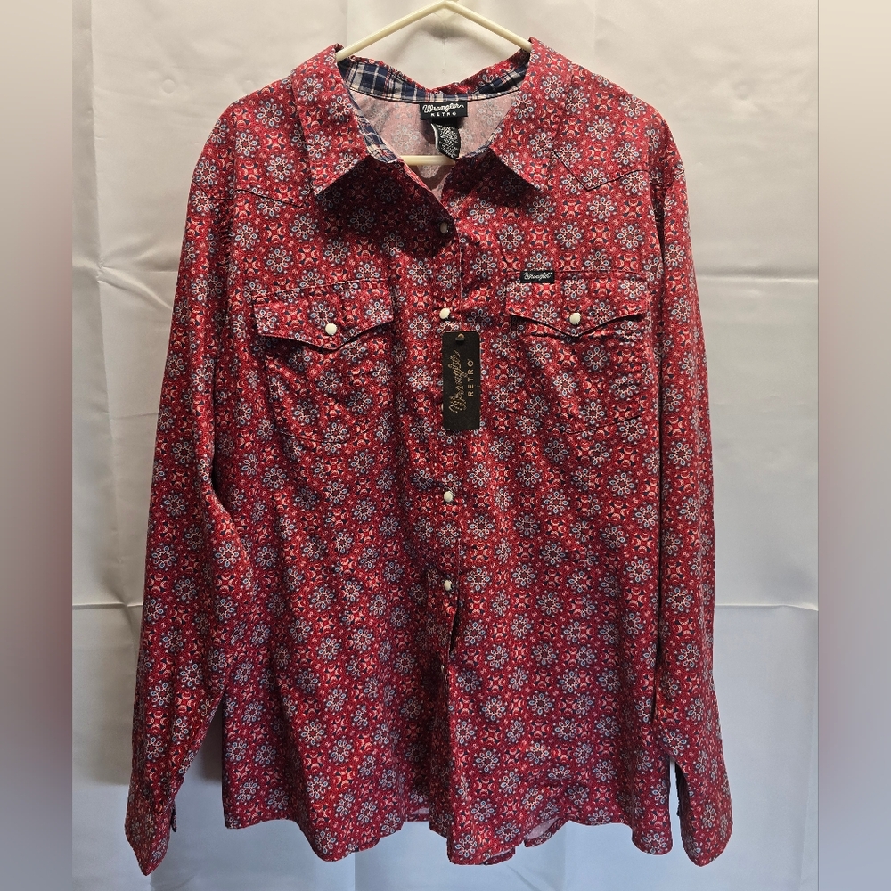 Wrangler Retro Womens Blouse NWT - Picture 1 of 5